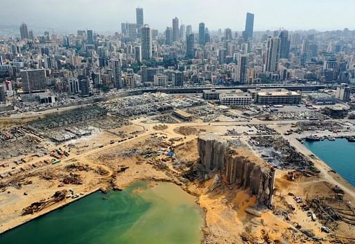 In August 2020, a massive explosion of about 2,750 tons of ammonium nitrate completely destroyed the Port of Beirut along with the adjacent part of the city. Photo: Inspireli