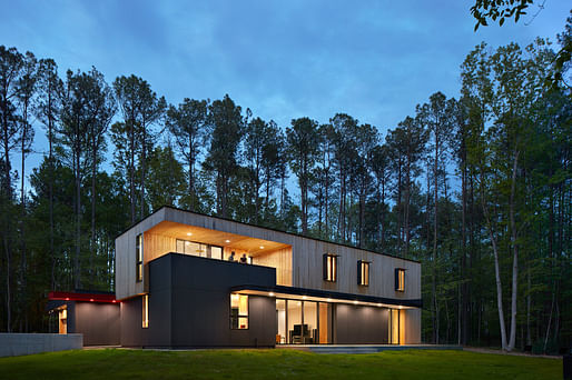 2nd prize: Jason Hart of Chapel Hill for the Balakrishnan House. Photo: Mark Herboth Photography.