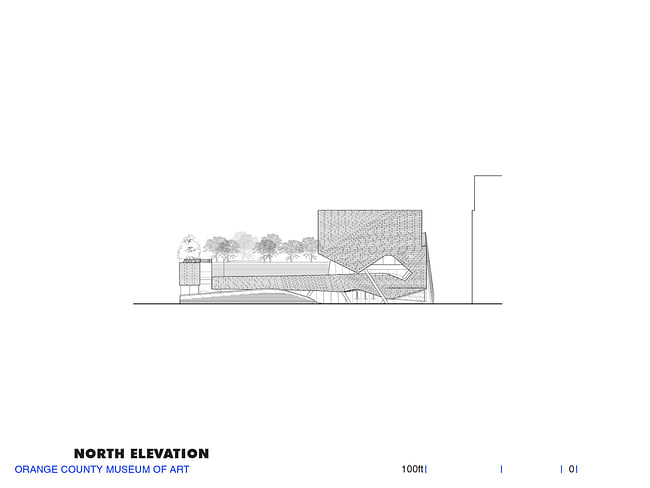 OCMA Elevation. Image courtesy Morphosis Architects.