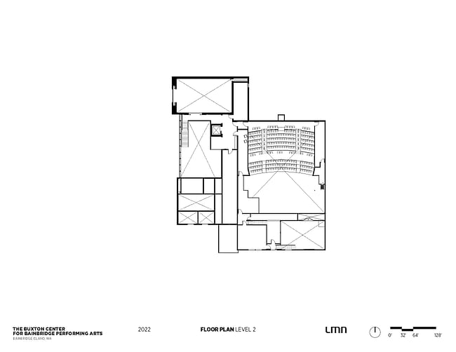 Upper floor plan. Image credit: LMN Architects