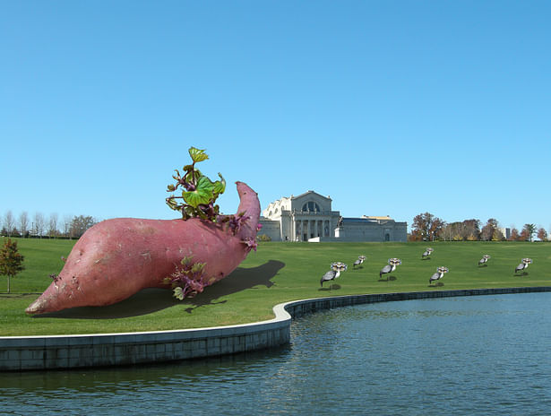 The Potato, the Art Museum, and Seven Masquerading Cranes.