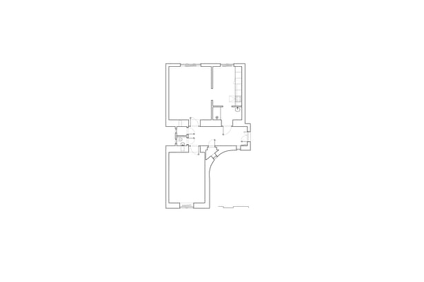 Ground Floor Plan – before reconstruction alepreda architecture