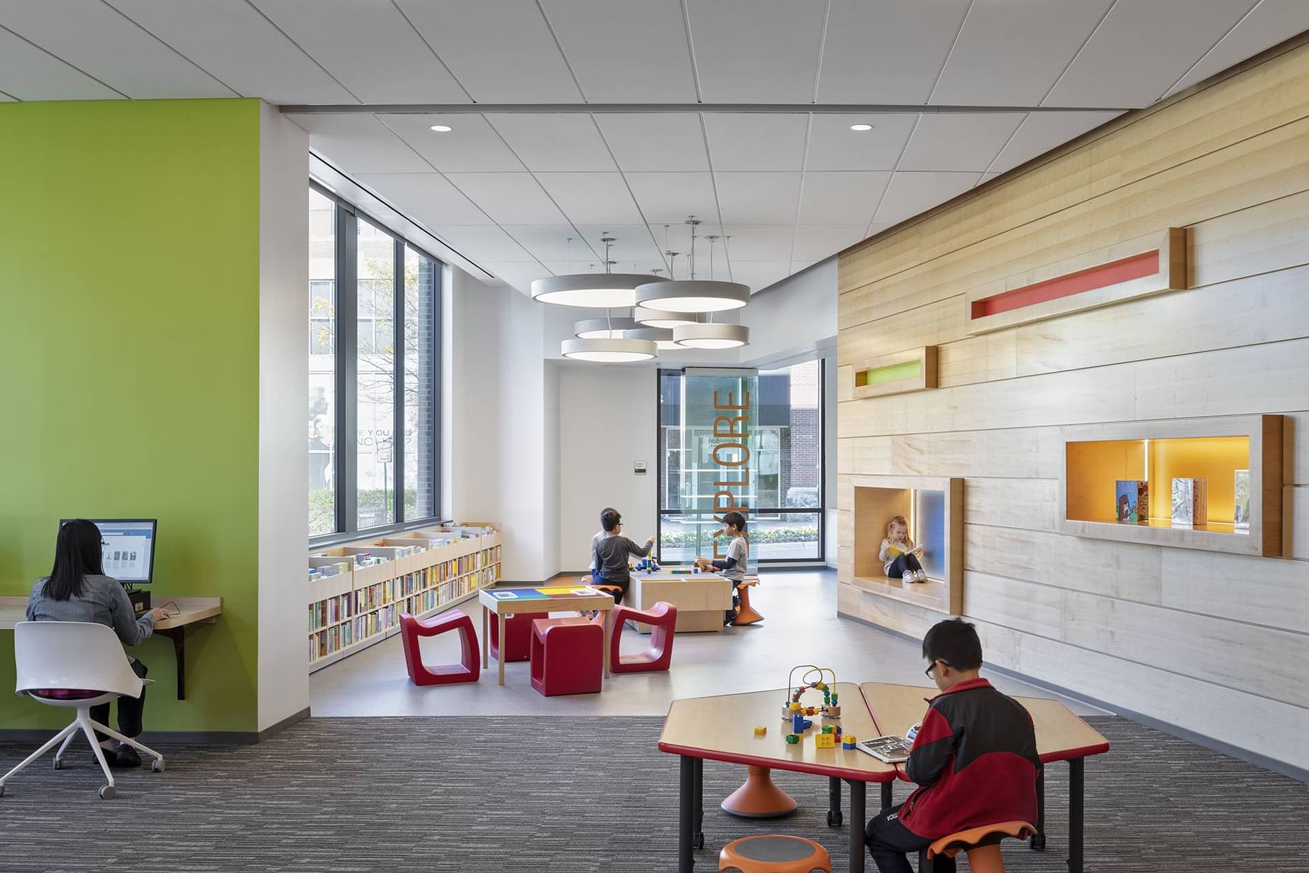 HGAdesigned Brambleton Library, Providing Loudoun County, VA with a