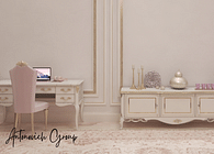 Enchanting Dreams: Classic Luxury Girls Bedroom 