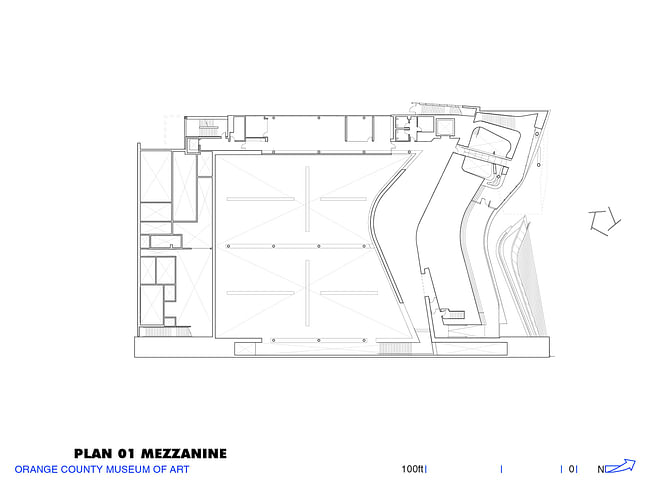 OCMA Plan. Image courtesy Morphosis Architects.