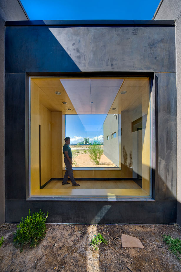 'Bridge', from internal courtyard. Image: Patrick Coulie