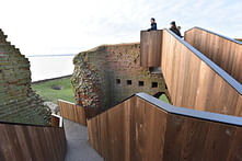 This slick staircase restores access to medieval Kalø Castle in Denmark