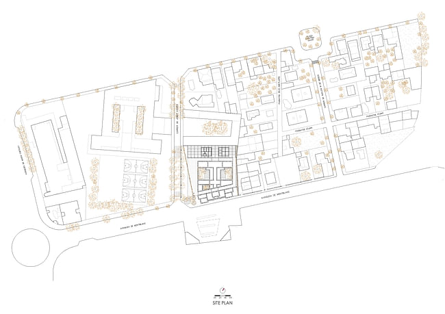 Site plan. Image courtesy of Josep Ferrando Architecture. 