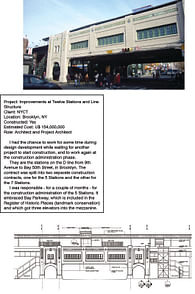 MTA: Improvements at twelve subway stations and line structure 