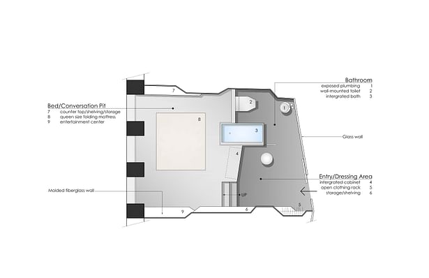 Enlarged Typical Unit Floor Plan