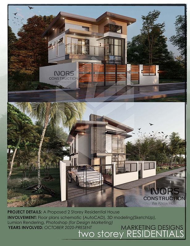 A Proposed Two Storey Residential House (Designs) Architect: Neil Dharel C. Gabi Company: Nors Construction