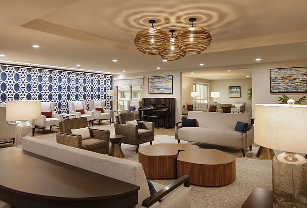 Seacrest Village Senior Living Dining and Lounge | Photo by Stephen Whalen