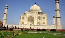 The Taj Mahal, yellowed by smog, is getting a restorative mud mask