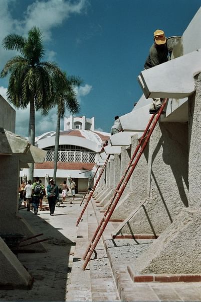 School of Modern Dance during restoration. 2009