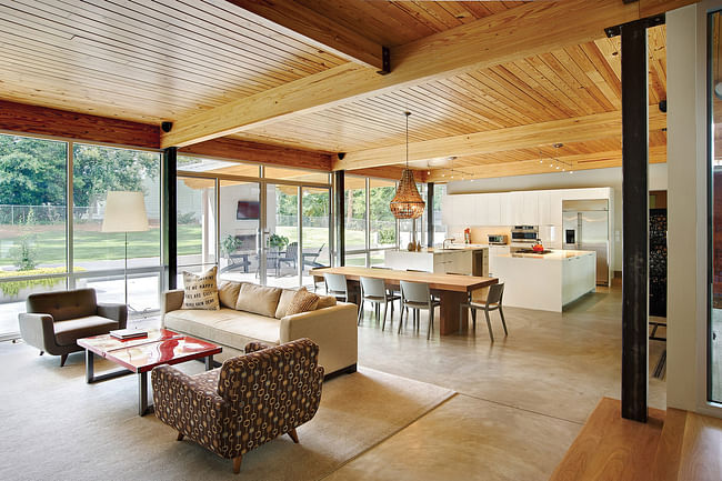 Ferguson/Crowther Residence in Raleigh, NC by Louis Cherry Architecture; Photo: Dustin Peck Photography