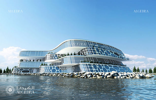 Hotel resort design by seaside