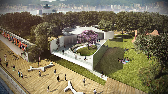 'Floating Art Platform' by VPANG architects + JET Architecture + Lisa Cheung. Image courtesy of VPANG architects.