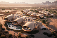 Resort in the desert by Vo Huu Linh Architects 
