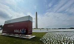 Artist Suzanne Brennan Firstenberg's moving Covid memorial opens on the National Mall