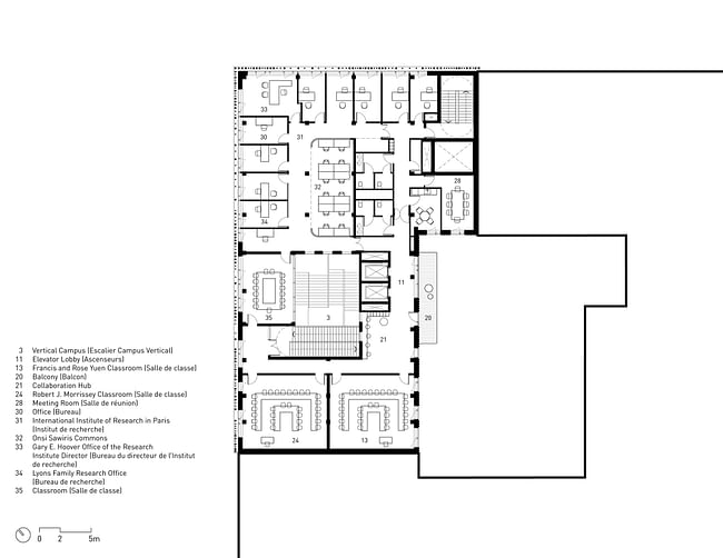 Floor 3 plan. Image credit: Studio Gang