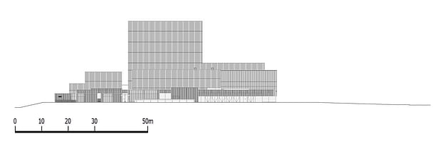 Elevation Credit: Nikken Sekkei Ltd