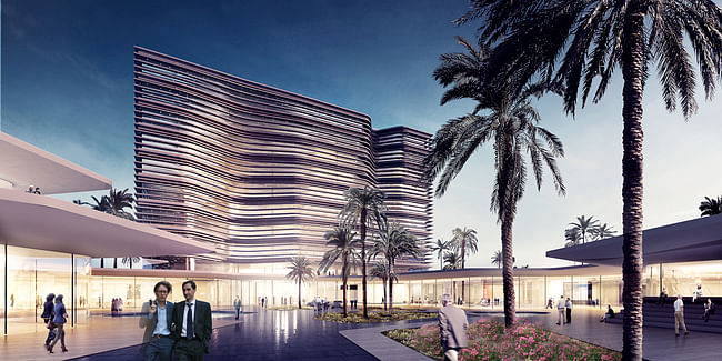 Henning Larsen Architects to design the new Central Bank of Libya HQ in Tripoli. Image courtesy of Henning Larsen Architects.