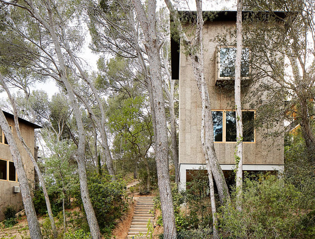 Two Cork Houses, Palafrugell, Girona, Spain. (Photo: José Hevia/courtesy of Emiliano López Mónica Rivera Arquitectos)