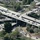 The Four Level, or the Stack, was the first interchange of its kind. Photograph: Caltrans. Image via theguardian.com.