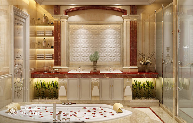 Luxury bathroom interior design