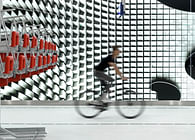 Massive bicycle parking garage offers museum-like experience