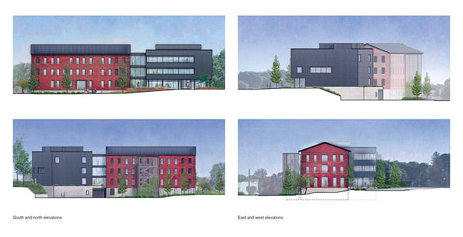 Elevations of Shaker Museum, Designed by Selldorf Architects