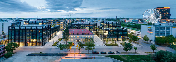 Aerial view, view from Ostbahnhof © HGEsch