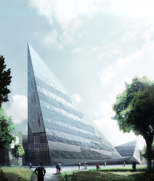 New NCCA (National Center for Contemporary Arts) competition entry by AND-RÉ. Image courtesy of AND-RÉ.