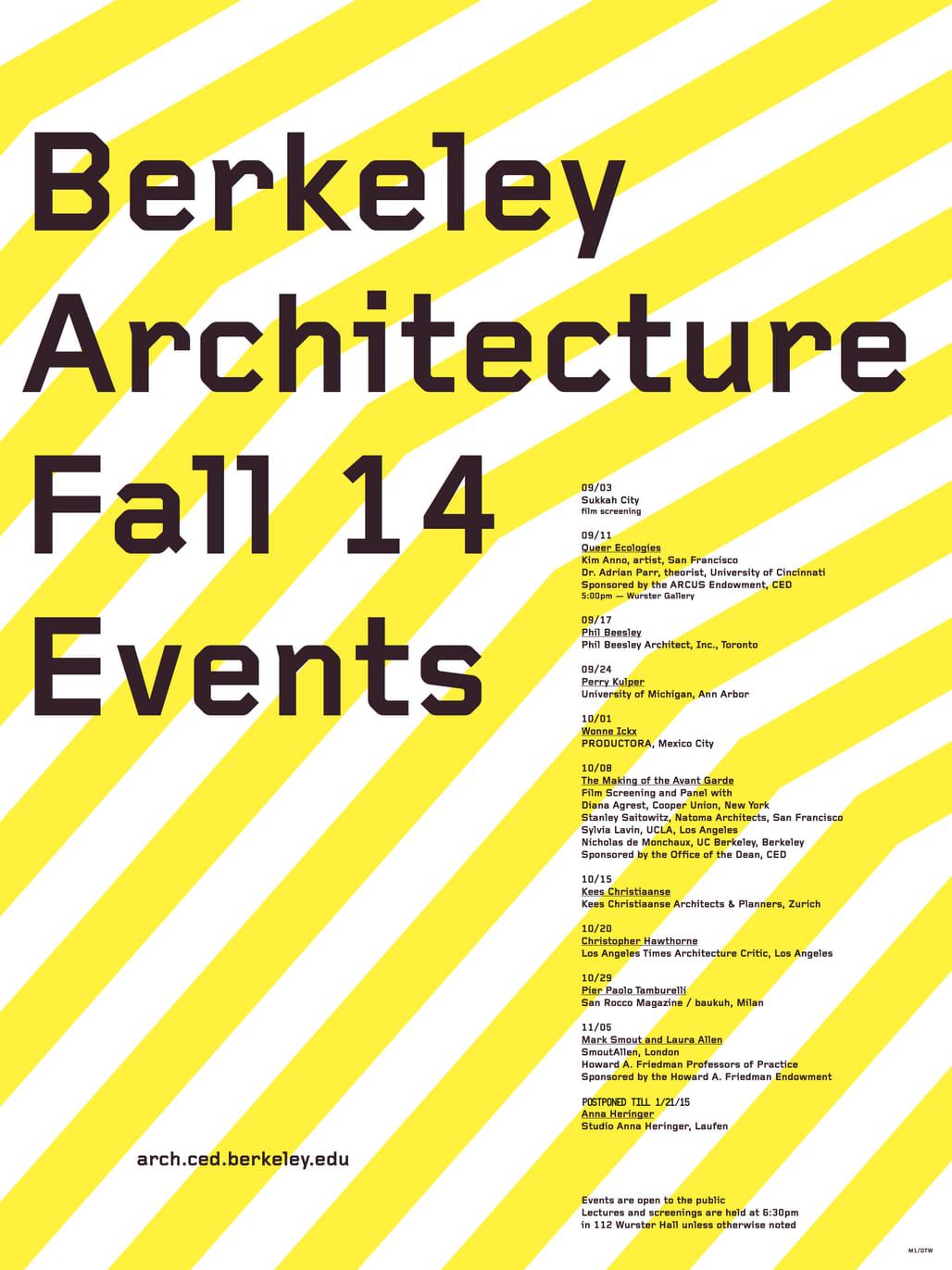 Get Lectured: UC Berkeley, Fall '14 | News | Archinect