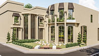 classical house villa design and rendering