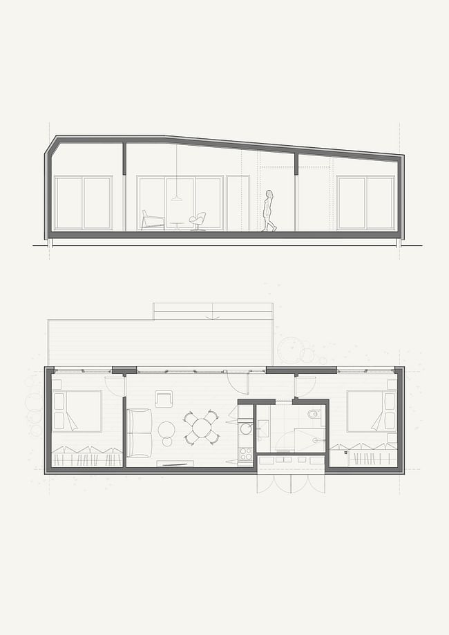 One bedroom unit drawings. Image courtesy: Cosmic