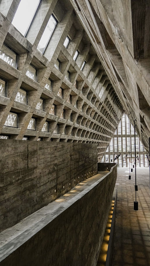 <a href="https://archinect.com/firms/project/150238487/shui-cultural-center/150238491">Shui Cultural Center</a> in Guizhou, China by <a href="https://archinect.com/West-lineStudio">West-Line Studio</a>