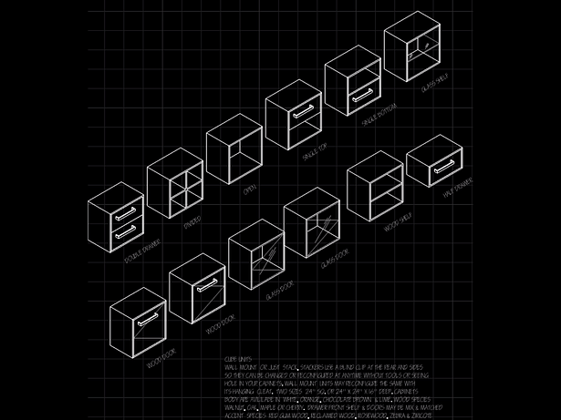 Typical Cabinet system mix & match 