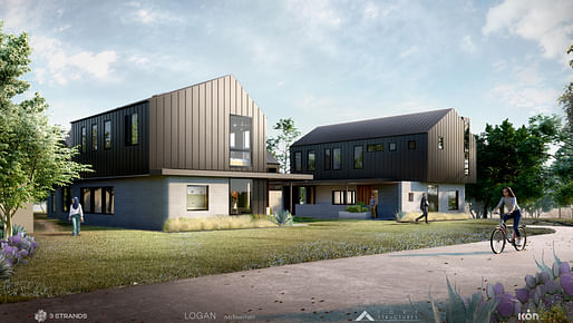 Rendering of the East 17th Street Residences development in East Austin. All images courtesy of ICON & 3Strands.