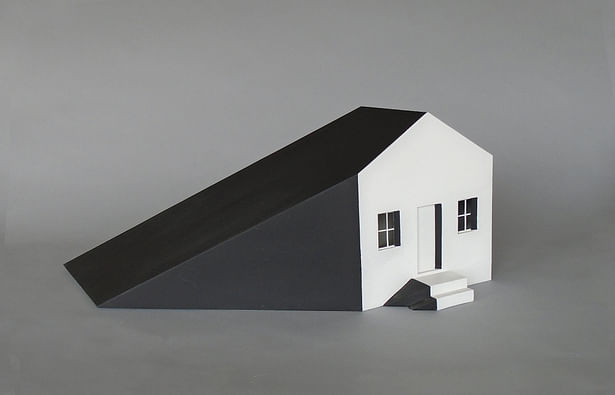 The Shadow House, as a sculpture.
