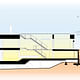 Long section through the house. Drawing courtesy SPF:a.