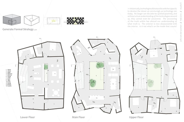 Floor Plans + Parti