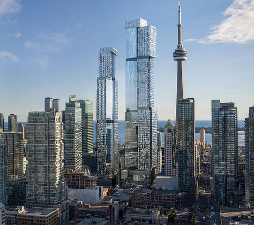 Rendering of the Forma development in downtown Toronto. Image courtesy Forma/Great Gulf.