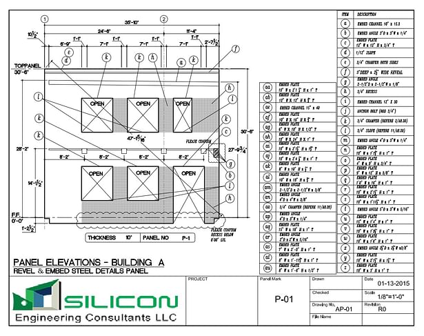 Precast fabrication Services Kansas City - Silicon Engineering Consultants LLC