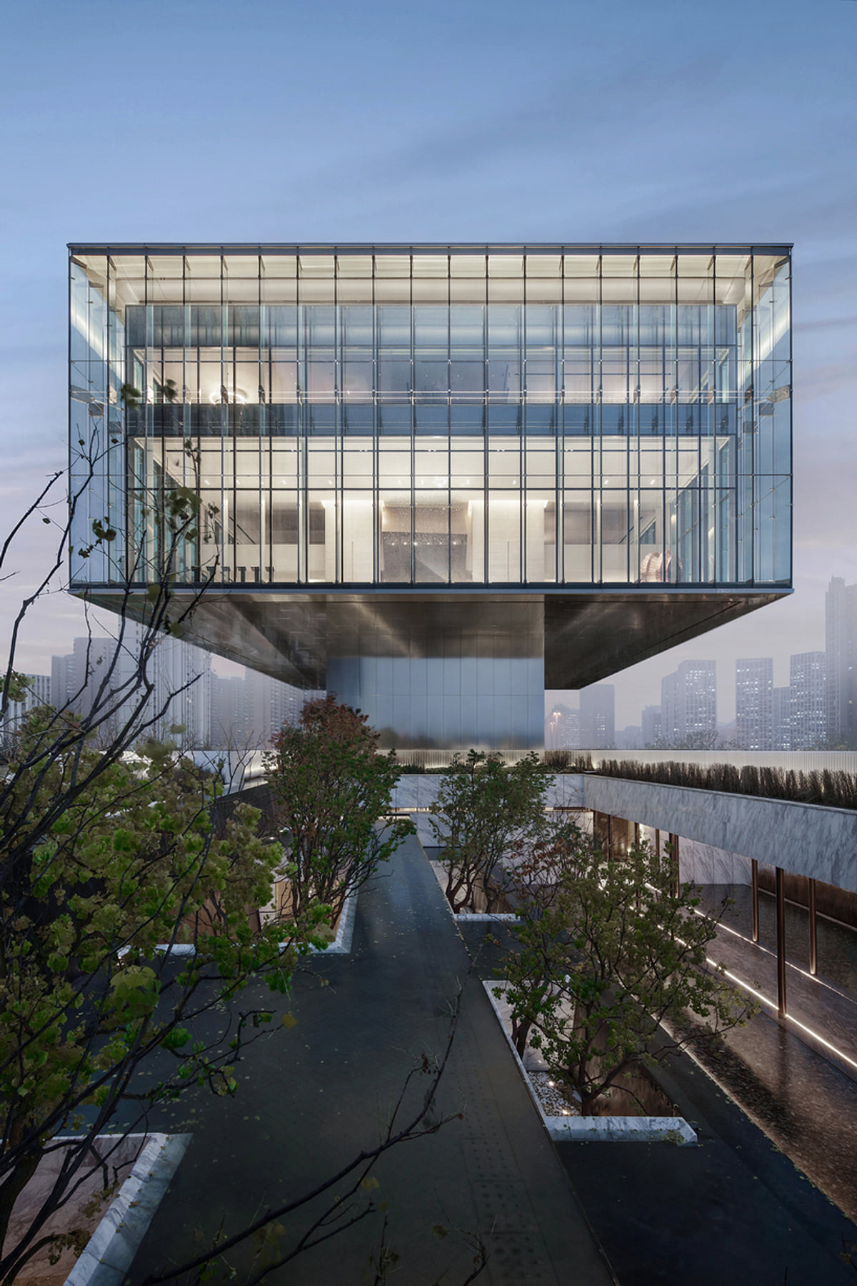 Floating Horizons, Xi'an Qujiang Art Center | gad | Archinect