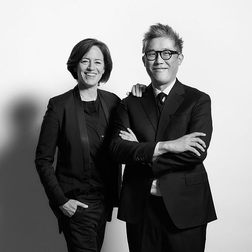 2024 Richard Neutra Award for Professional Excellence winners Sharon Johnston and Mark Lee. Photo: Eric Staudenmaier / Chicago Architecture Biennial