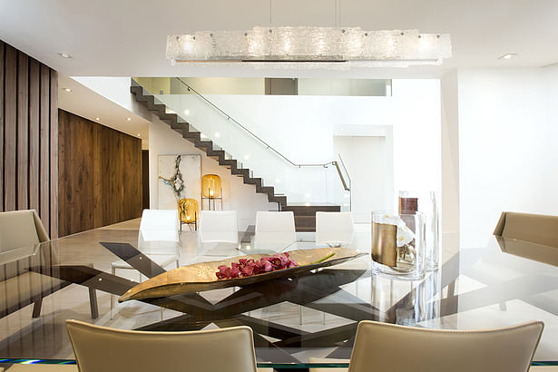 Dining Room - Residential Interior Design Project in Aventura, Florida
