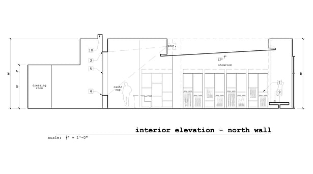 Interior Elevation North
