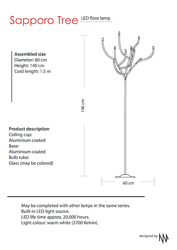 LED lamp series SAPPORO TREE