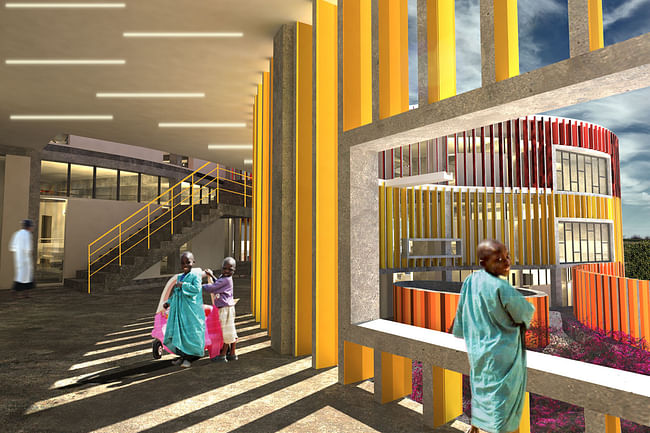 Redemption Pediatric Hospital (under construction) - Monrovia, Liberia by MASS Design Group. Image © MASS Design Group